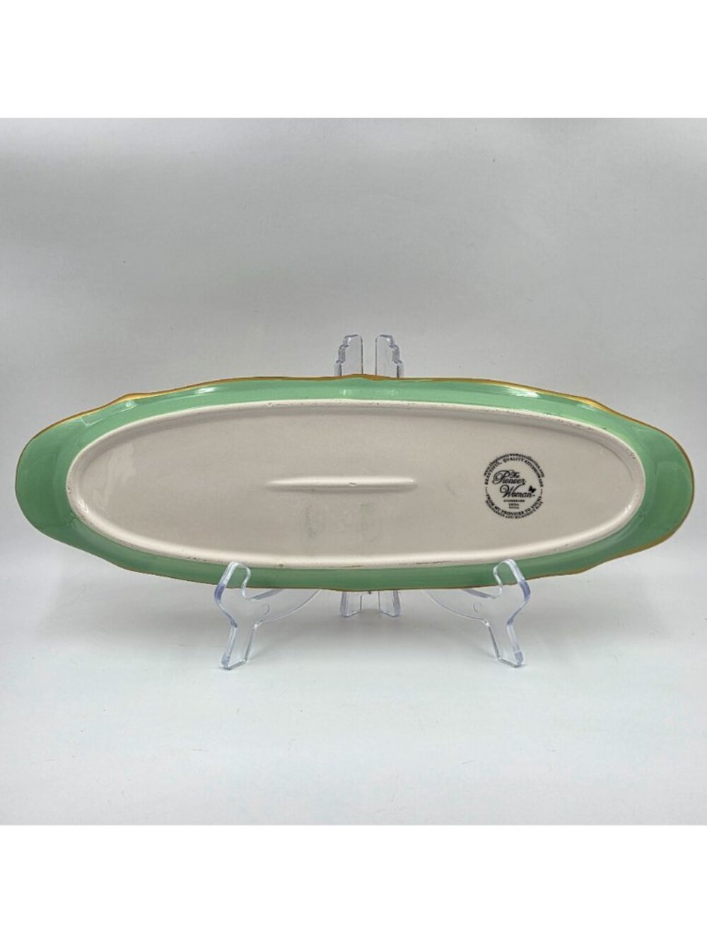 Pioneer Woman Garland 2 Piece Set Condiment Tray with Be Merry Bowl - Picture 3 of 16
